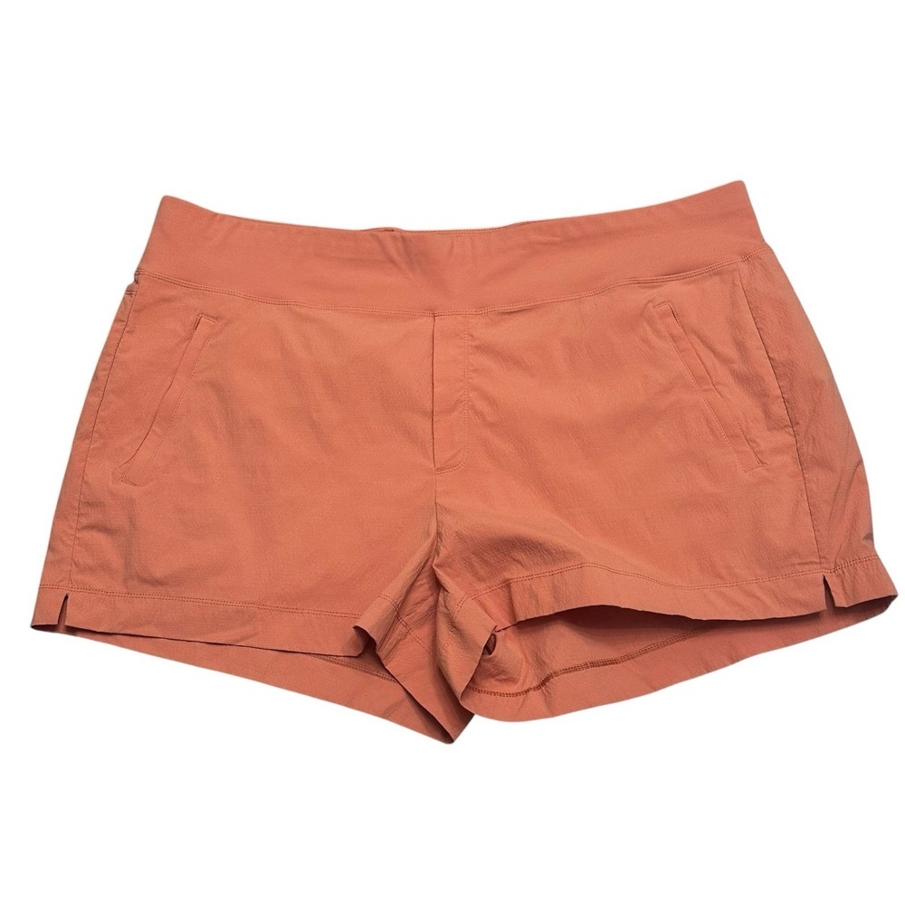 Athleta Trekkie North Shorts Women's Plus Sizeβ 22 Orange Hiking Beach